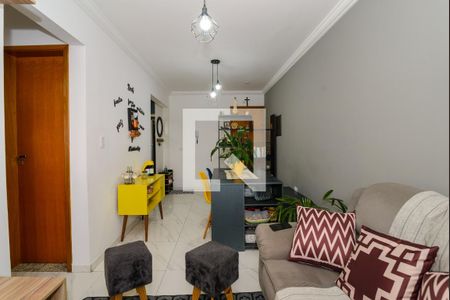 Sala de apartamento para alugar com 2 quartos, 53m² em Parque São Vicente, Mauá