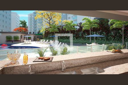 Apartamento à venda com 50m², 2 quartos e 1 vaga Apartamento à venda com 50m², 2 quartos e 1 vagaÁrea comum - Churrasqueira
