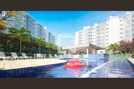 Apartamento à venda com 50m², 2 quartos e 1 vaga Apartamento à venda com 50m², 2 quartos e 1 vagaÁrea comum - Piscina