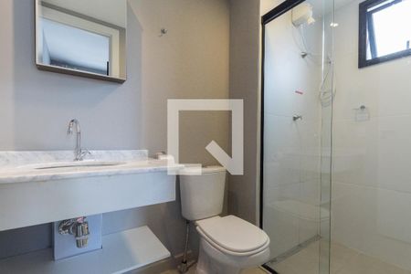 Suíte - banheiro de apartamento para alugar com 1 quarto, 30m² em Sumaré, São Paulo