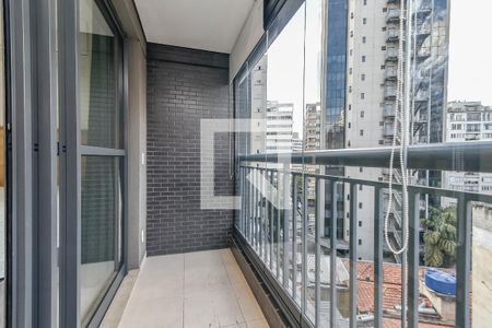 Varanda de apartamento à venda com 2 quartos, 40m² em Bela Vista, São Paulo