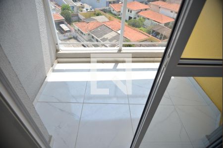 Varanda da Sala de apartamento para alugar com 2 quartos, 50m² em Vila Scarpelli, Santo André
