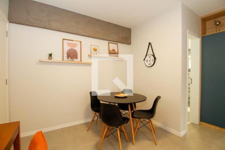 Sala de Estar e Jantar de apartamento para alugar com 1 quarto, 50m² em Jardim Paulista, São Paulo