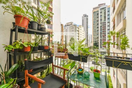 Varanda da Sala de apartamento para alugar com 3 quartos, 216m² em Santa Cecilia, São Paulo