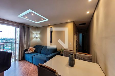 sala de estar/jantar de apartamento à venda com 2 quartos, 52m² em Vila Liviero, São Paulo