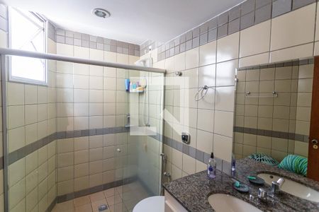Banheiro da Suíte de apartamento à venda com 3 quartos, 83m² em Palmares, Belo Horizonte