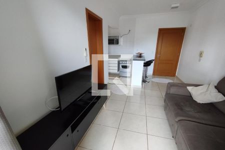 Sala de apartamento para alugar com 1 quarto, 49m² em Jardim Palma Travassos, Ribeirão Preto