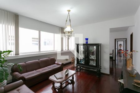 Sala de apartamento à venda com 4 quartos, 130m² em São Lucas, Belo Horizonte