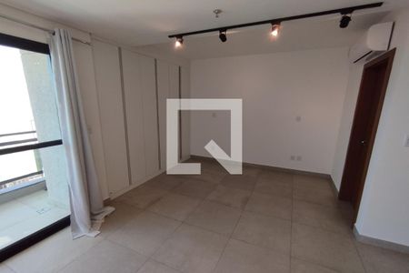 Sala - Dormitório de kitnet/studio para alugar com 1 quarto, 35m² em Jardim Botânico, Ribeirão Preto