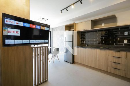 Sala/Cozinha de apartamento para alugar com 2 quartos, 61m² em Setor Bueno, Goiânia