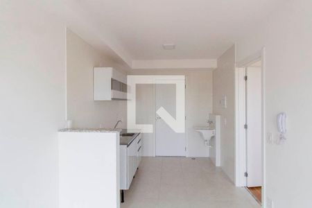 Sala e Cozinha Integrada  de apartamento para alugar com 1 quarto, 29m² em Vila Ré, São Paulo