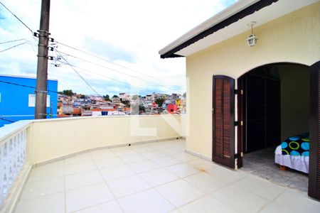 Varanda do Quarto 1 de casa para alugar com 3 quartos, 142m² em Vila Palmares, Santo André