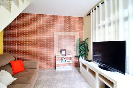 Sala de casa para alugar com 3 quartos, 142m² em Vila Palmares, Santo André