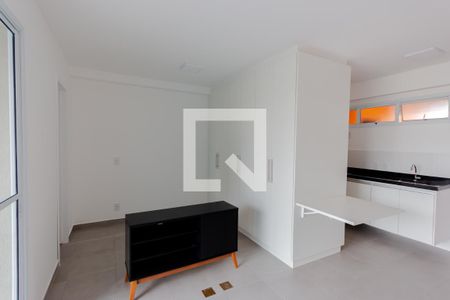 Sala e Quarto  de apartamento para alugar com 1 quarto, 34m² em Vila São Pedro, Santo André