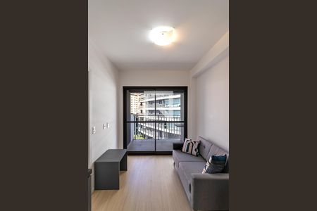 Sala e Cozinha de kitnet/studio para alugar com 1 quarto, 30m² em Vila Nova Conceição, São Paulo