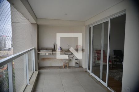 Varanda da Sala de apartamento para alugar com 2 quartos, 91m² em Parque das Nações, Santo André