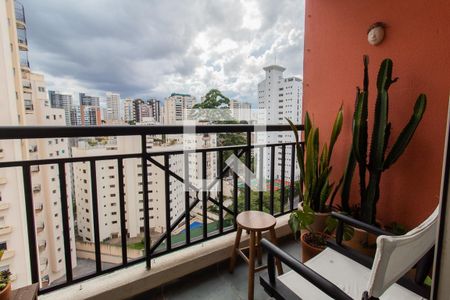 Varanda da Sala de apartamento para alugar com 1 quarto, 55m² em Jardim Ampliação, São Paulo
