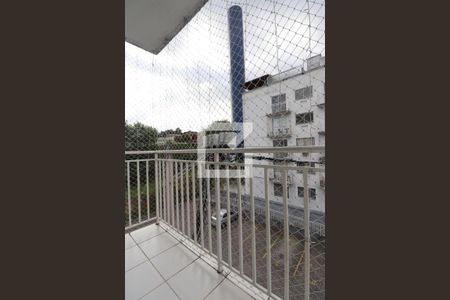 Varanda da Sala de apartamento para alugar com 3 quartos, 55m² em Rocha, São Gonçalo