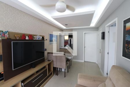 Sala de apartamento para alugar com 3 quartos, 55m² em Rocha, São Gonçalo
