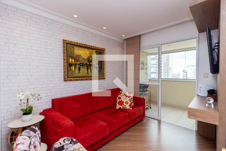 Sala de Estar de apartamento à venda com 3 quartos, 68m² em Vila Bertioga, São Paulo