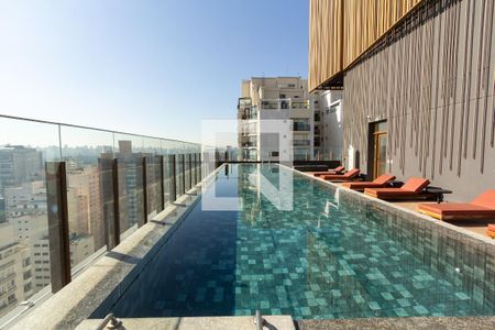 Studio à venda com 27m², 1 quarto e sem vagaÁrea comum - Piscina