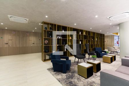 Studio à venda com 27m², 1 quarto e sem vagaHall social