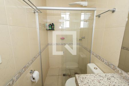 Banheiro da suíte de apartamento à venda com 2 quartos, 72m² em Paquetá, Belo Horizonte