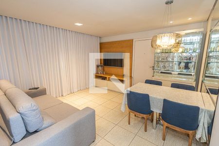 Sala de apartamento à venda com 2 quartos, 72m² em Paquetá, Belo Horizonte
