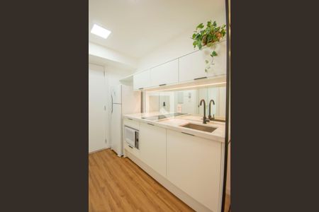 Studio à venda com 27m², 1 quarto e 1 vaga Studio à venda com 27m², 1 quarto e 1 vagaCozinha