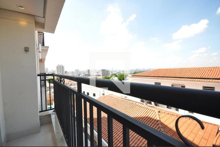 Sacada da Sala de apartamento para alugar com 1 quarto, 44m² em Vila Paiva, São Paulo
