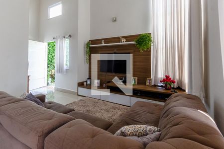 Sala de TV de casa de condomínio para alugar com 3 quartos, 190m² em Santa Cruz, Campinas