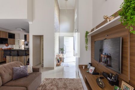 Sala de TV de casa de condomínio para alugar com 3 quartos, 190m² em Santa Cruz, Campinas