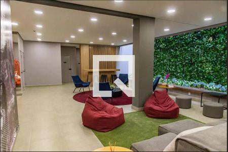 Studio para alugar com 32m², 1 quarto e sem vaga Studio para alugar com 32m², 1 quarto e sem vagaHall de Entrada