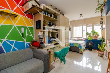 Sala de kitnet/studio à venda com 1 quarto, 30m² em Centro Histórico, Porto Alegre