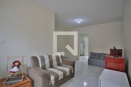 Sala de Estar e Jantar de apartamento para alugar com 1 quarto, 63m² em Gonzaga, Santos
