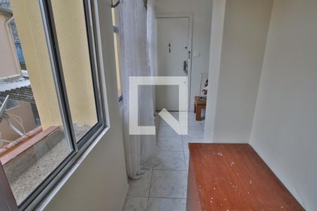 Sala de Estar e Jantar  de apartamento para alugar com 1 quarto, 63m² em Gonzaga, Santos