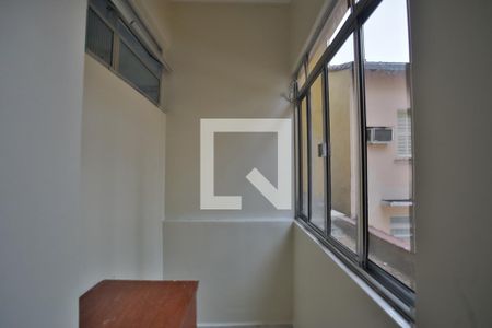 Sala de Estar e Jantar  de apartamento para alugar com 1 quarto, 63m² em Gonzaga, Santos
