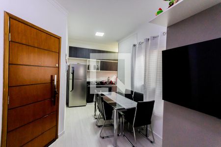 Sala de apartamento à venda com 2 quartos, 45m² em Campestre, Santo André