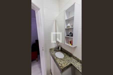 Banheiro de apartamento à venda com 2 quartos, 45m² em Campestre, Santo André