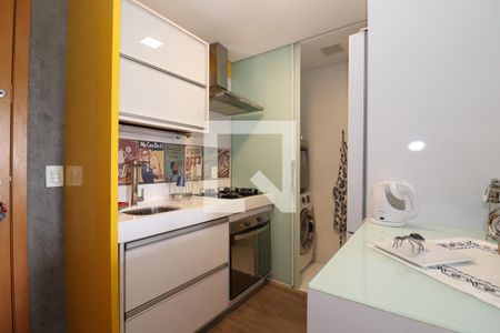 Cozinha e Área de Serviço de apartamento para alugar com 1 quarto, 44m² em Guará Ii, Brasília