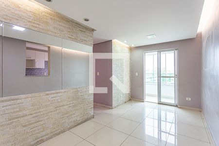 Sala de apartamento para alugar com 3 quartos, 68m² em Parque São Vicente, Santo André
