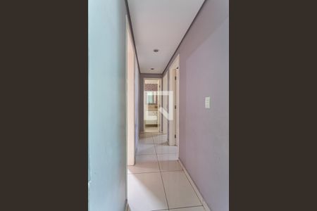 Corredor de apartamento para alugar com 3 quartos, 68m² em Parque São Vicente, Santo André