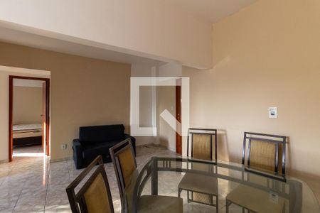 Sala de apartamento para alugar com 1 quarto, 57m² em Canto do Forte, Praia Grande