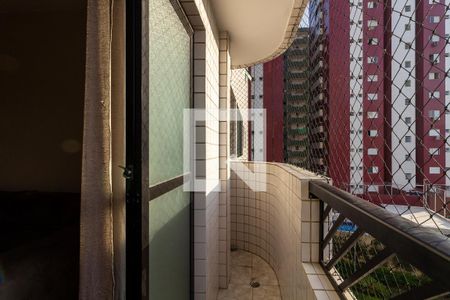 Varanda de apartamento para alugar com 1 quarto, 57m² em Canto do Forte, Praia Grande