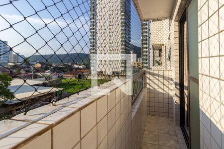 Varanda de apartamento para alugar com 1 quarto, 57m² em Canto do Forte, Praia Grande