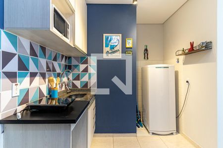 Studio à venda com 33m², 1 quarto e sem vagaCozinha - Geladeira