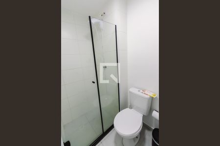 Banheiro da Suíte de apartamento para alugar com 1 quarto, 27m² em Barra Funda, São Paulo