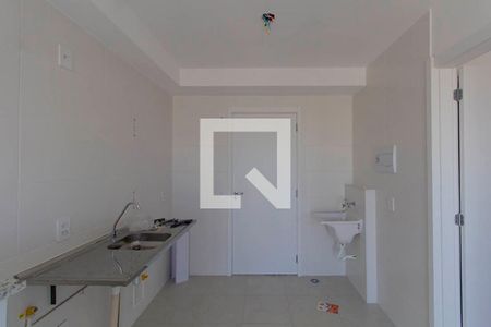 Sala e Cozinha Integrada de apartamento para alugar com 1 quarto, 29m² em Vila Ré, São Paulo