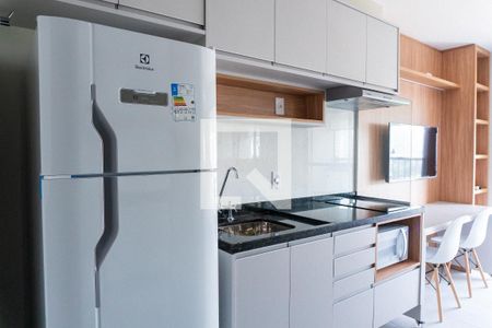 Cozinha de apartamento para alugar com 1 quarto, 31m² em Vila Clementino, São Paulo