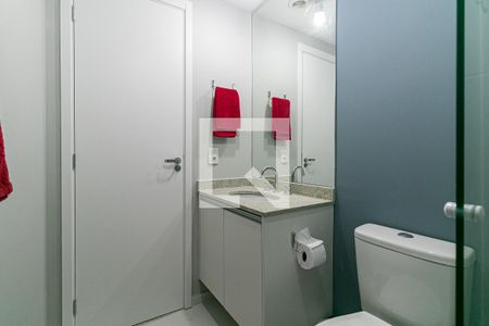 Banheiro da Suíte de apartamento para alugar com 1 quarto, 26m² em Vila Zilda, São Paulo